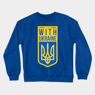 I Stand with Ukraine Crewneck Sweatshirt